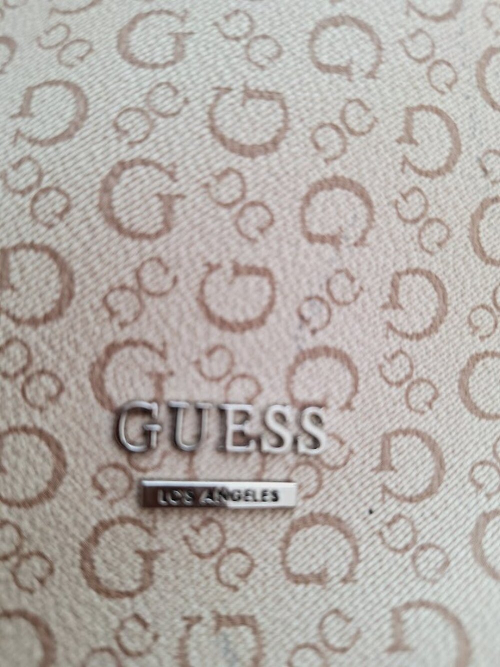 Guess Logo Crossbody Bag Cream Beige - Picture 3 of 9